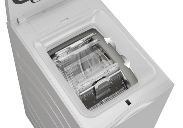 Pralni stroj HAIER HW90-BPD13386U-S, TOP LOADER, A, 9 kg