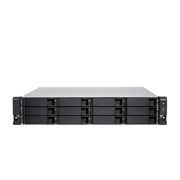 QNAP NAS strežnik za 12 diskov, 2U, Xeon, 32GB ram, 2x 10GbE SFP+