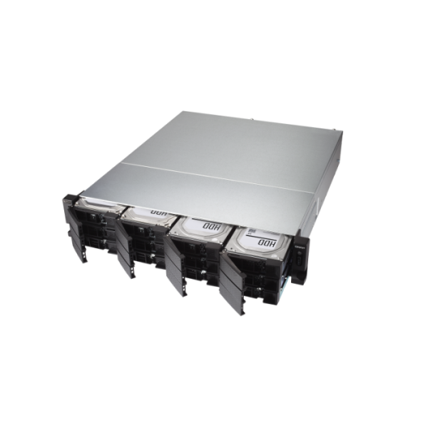 QNAP NAS strežnik za 12 diskov, 2U, Xeon, 32GB ram, 2x 10GbE SFP+