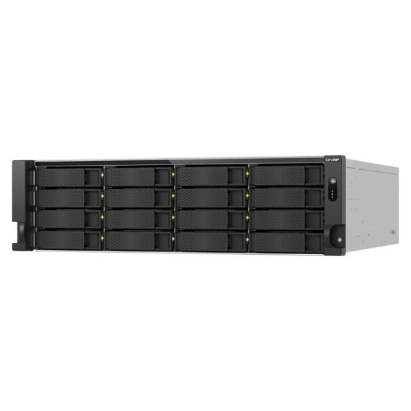 QNAP NAS strežnik za 16 diskov, rack 3U; 32GB ram, 10Gb mreža