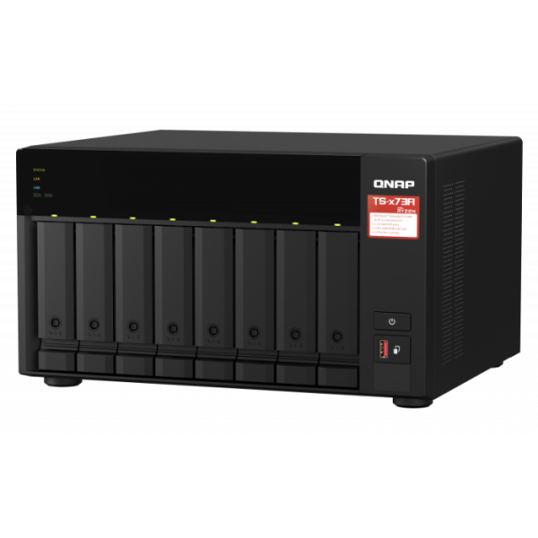 QNAP NAS strežnik za 8 diskov, 8GB ram, 2.5GbE mreža
