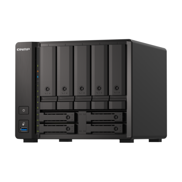 QNAP NAS strežnik za 9 diskov, 8GB ram, 1x 10Gb, 2x 2.5Gb mreža