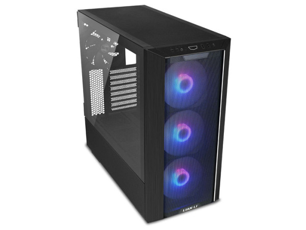 Računalniško ohišje ATX Lian Li LANCOOL III Mesh RGB Midi-Tower, kaljeno steklo, črno