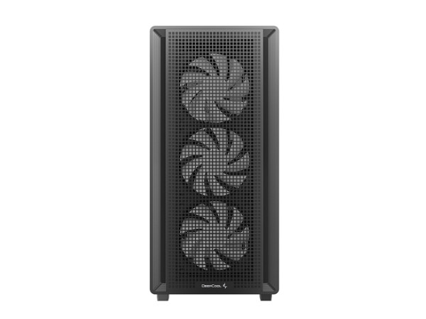 Računalniško ohišje DeepCool CC550 4F, ATX, Midi-Tower, ARGB, kaljeno steklo, črno