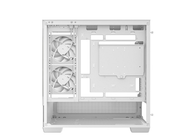 Računalniško ohišje DeepCool CG380 3F, mATX, Midi-Tower, kaljeno steklo, belo