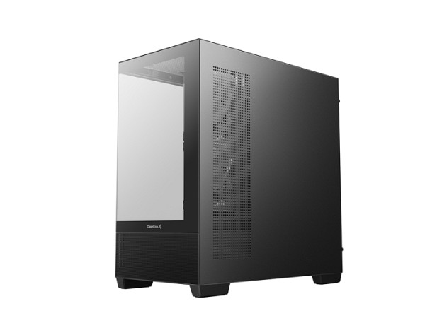 Računalniško ohišje DeepCool CG380 3F, mATX, Midi-Tower, kaljeno steklo, črno