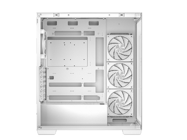 Računalniško ohišje DeepCool CG580 4F WH V2, ATX, Midi-Tower, Kaljeno steklo, belo