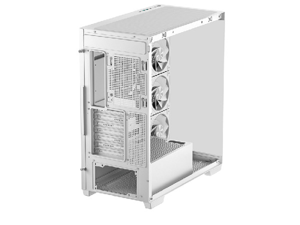 Računalniško ohišje DeepCool CG580 4F WH V2, ATX, Midi-Tower, Kaljeno steklo, belo