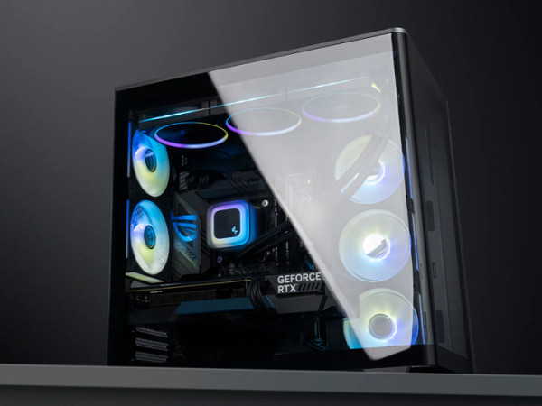 Računalniško ohišje DeepCool CG590U 5F, ATX, Midi-Tower, ARGB, ukrivljeno kaljeno steklo, črno