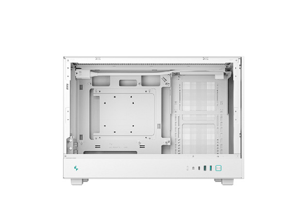 Računalniško ohišje DeepCool CH260, Micro-ATX, kajeno steklo, belo