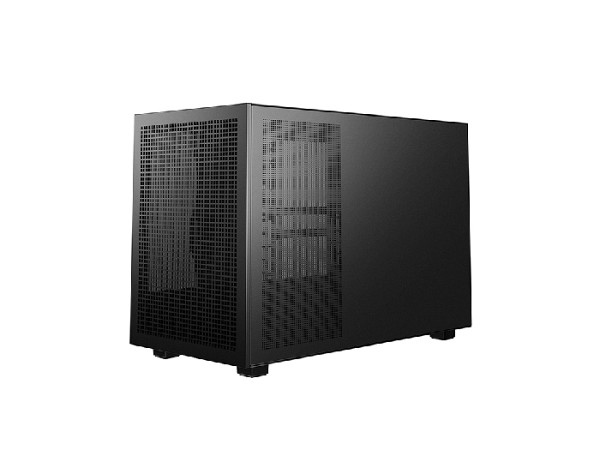 Računalniško ohišje DeepCool CH260, Micro-ATX, kajeno steklo, črno