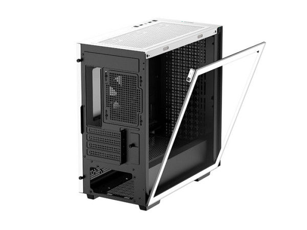 Računalniško ohišje DeepCool CH370 WH, Micro-ATX, kaljeno steklo, belo