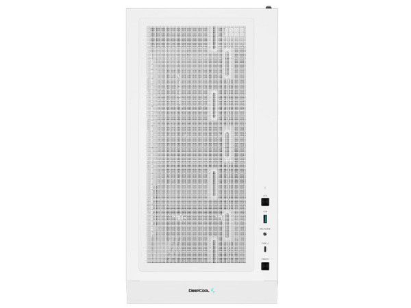 Računalniško ohišje DeepCool CH560 Digital WH, E-ATX, ARGB, LCD, kaljeno steklo, belo