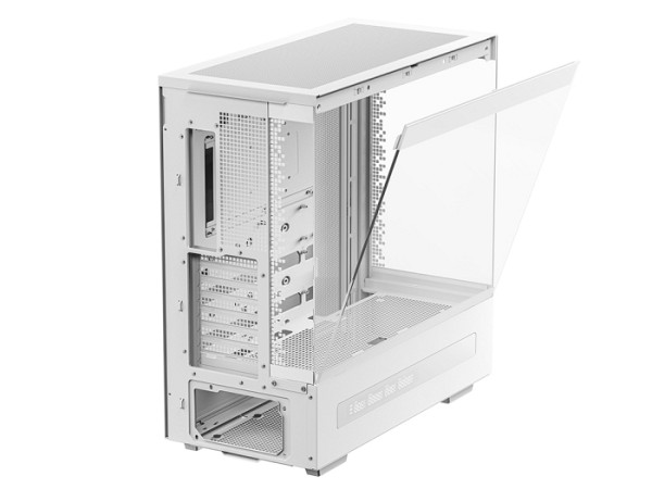 Računalniško ohišje DeepCool CH690 DIGITAL,  ATX, Midi-Tower, LCD, kaljeno steklo, belo
