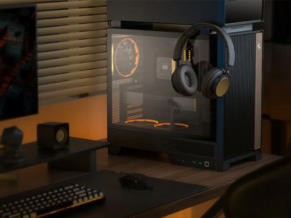 Računalniško ohišje DeepCool CL660, ATX, Midi-Tower, ARGB, kaljeno steklo, črno