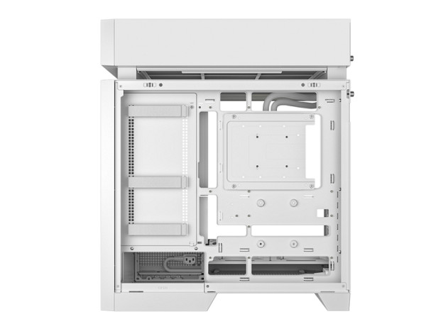 Računalniško ohišje DeepCool CL6600 WH, AIO 360mm, ATX, Midi-Tower, ARGB, kaljeno steklo, belo