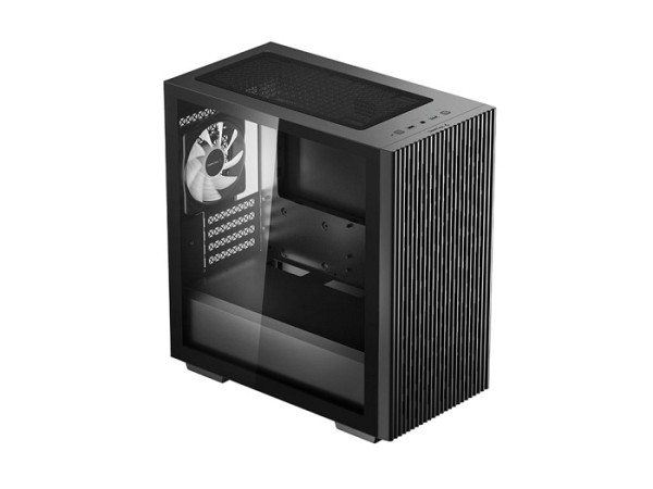 Računalniško ohišje DeepCool MATREXX 40 3FS, Micro-ATX, kaljeno steklo, črno