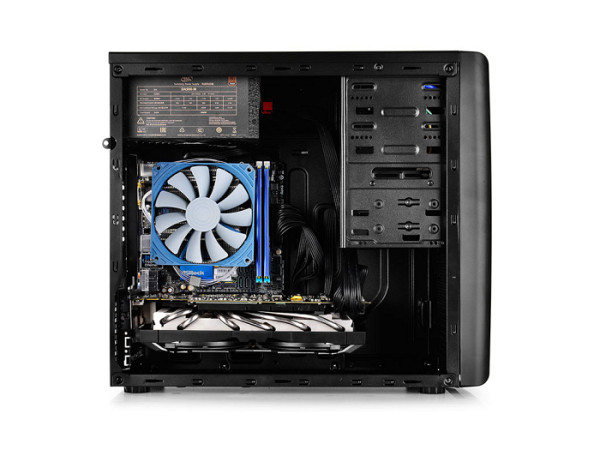 Računalniško ohišje DeepCool SMARTER, Micro-ATX, črno