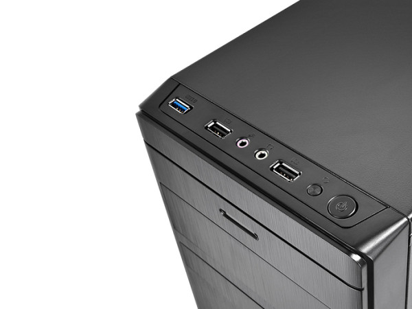 Računalniško ohišje DeepCool WAVE V2, Micro-ATX, črno
