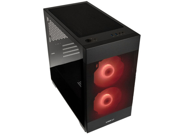 Računalniško ohišje Lian Li LANCOOL 205M Mesh, Micro-ATX, kaljeno steklo, črno