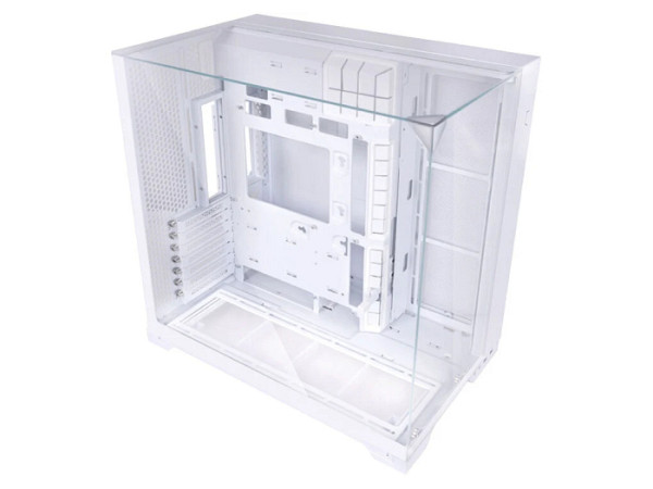 Računalniško ohišje Lian Li O11 Vision Compact, ATX, Midi-Tower, kaljeno steklo, belo