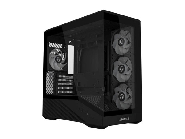 Računalniško ohišje Lian Li Vector V100 MINI, Micro-ATX, kaljeno steklo, črno