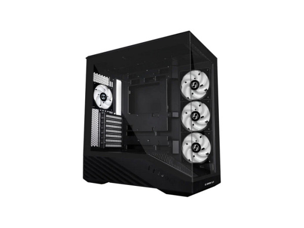 Računalniško ohišje Lian Li Vector V100, ATX, Midi-Tower, kaljeno steklo, črno
