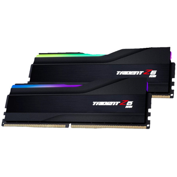 RAM DDR5 32GB Kit (2x 16GB) PC5-51200 6400MT/s CL32 1.40V, G.SKILL Trident Z5 RGB, Intel XMP