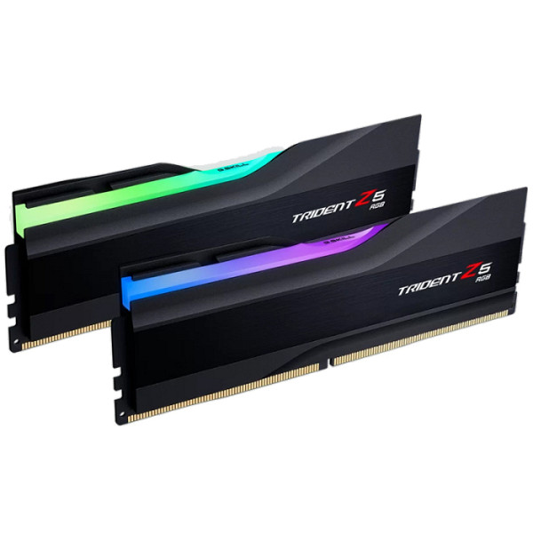RAM DDR5 32GB Kit (2x 16GB) PC5-57600 7200MT/s CL34 1.40V, G.SKILL Trident Z5 RGB, Intel XMP