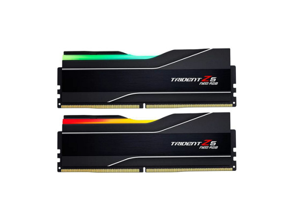 RAM DDR5 32GB Kit (2x16GB) PC5-48000 6000MT/s CL32 1.35V, G.SKILL Trident Z5 Neo RGB AMD EXPO, Intel XMP