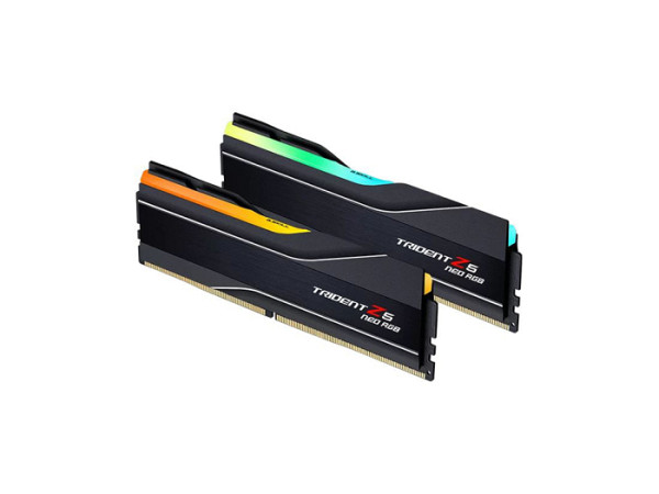 RAM DDR5 32GB Kit (2x16GB) PC5-48000 6000MT/s CL32 1.35V, G.SKILL Trident Z5 Neo RGB AMD EXPO, Intel XMP