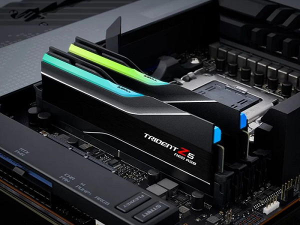 RAM DDR5 32GB Kit (2x16GB) PC5-48000 6000MT/s CL32 1.35V, G.SKILL Trident Z5 Neo RGB AMD EXPO, Intel XMP