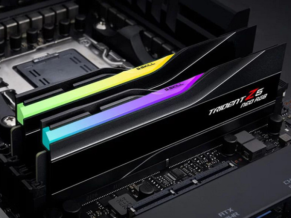 RAM DDR5 32GB Kit (2x16GB) PC5-48000 6000MT/s CL32 1.35V, G.SKILL Trident Z5 Neo RGB AMD EXPO, Intel XMP