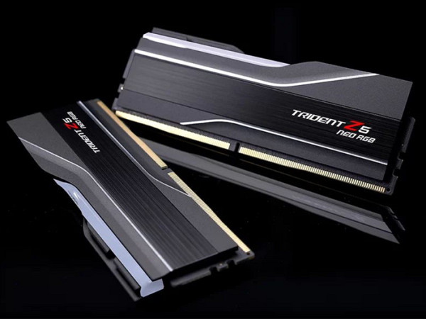 RAM DDR5 32GB Kit (2x16GB) PC5-48000 6000MT/s CL32 1.35V, G.SKILL Trident Z5 Neo RGB AMD EXPO, Intel XMP