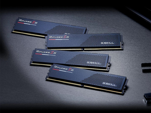 RAM DDR5 64GB Kit (2x 32GB) PC5-48000 6000MT/s CL30 1.4V, G.SKILL Ripjaws S5, Intel XMP