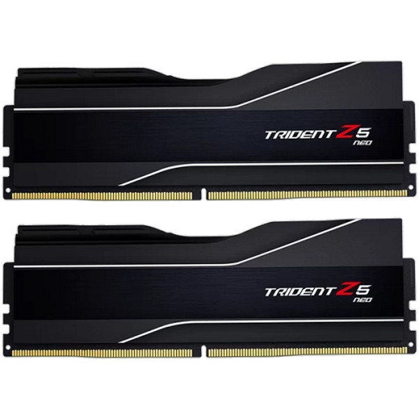 RAM DDR5 64GB Kit (2x32GB) 6000 MT/s CL32 1.4V, G.SKILL Trident Z5 Neo AMD Expo, Intel XMP