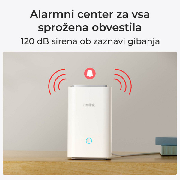 Reolink Home Hub 1 16MP, do 8 kamer, 64Gb MicroSD, Alarm 115Db