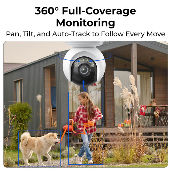 Reolink Ip Kamera Altas serija B660 Nočni barvni vid 4K ColorX, 360° samodejno sledenje, WI-FI 6