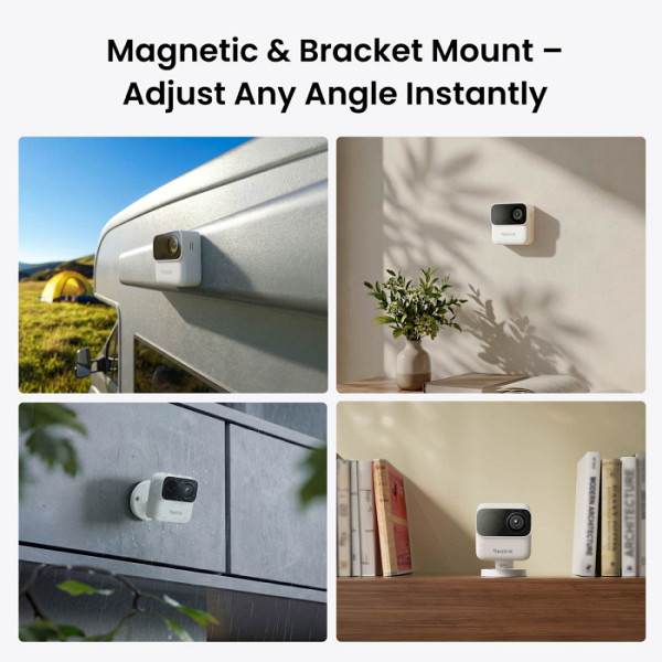 Reolink IP kamera Argus Series B210 MagiCam, Magnetna, Zunanja/Notranja, Baterijska