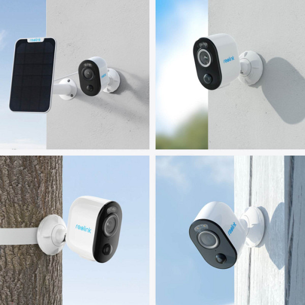 Reolink IP Kamera Argus serija B330 5MP, Zunanja, Baterijska, Barvni nočni vid +Solarni Panel