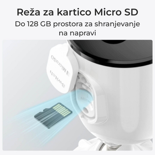 Reolink IP Kamera Argus serija B310 Komplet z Solarnim panelom, Baterijska, Nočno snemanje.