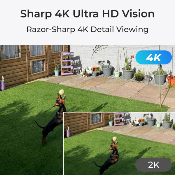 Reolink IP Kamera Argus serija B440 4K, Zunanja, Baterijska, Pan&Tilt, Barvni nočni vid