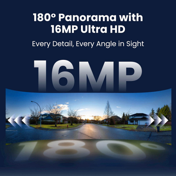 Reolink Ip Kamera Floodlight Elite PRO F760P, 16MP, 4K, vidni kot 180°, Reflektor 2800 lumnov, Ai