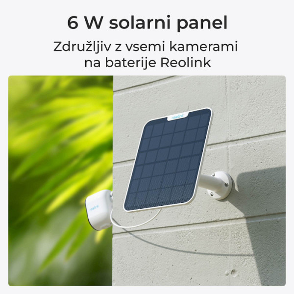 Reolink IP Kamera GO serija G450 4K, Zunanja, Baterijska, 4G LTE, 360° pogled +Solarni Panel