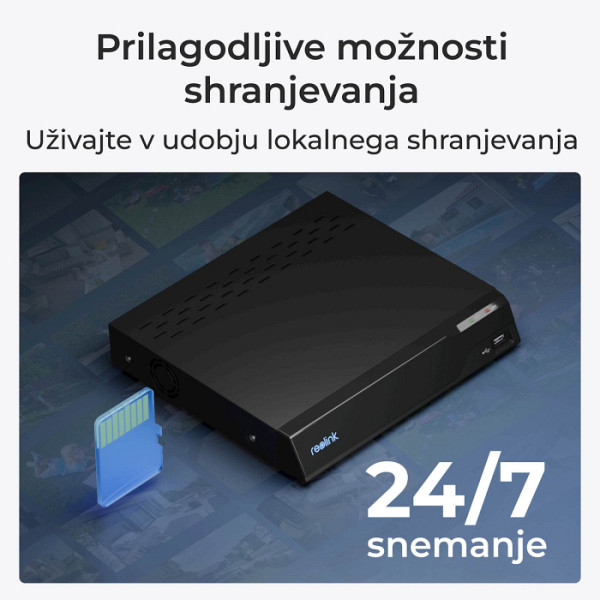 Reolink IP Kamera P840 4K, 8MP, PTZ, 360° Pan & 90° Tilt, 5x zoom, Barvni nočni vid, POE