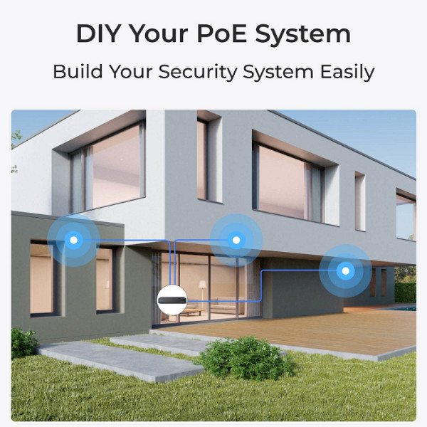 Reolink Ip Kamera serija P337 POE, 8MP, 4K, IK10 Odpornost proti vandalizmu, POE