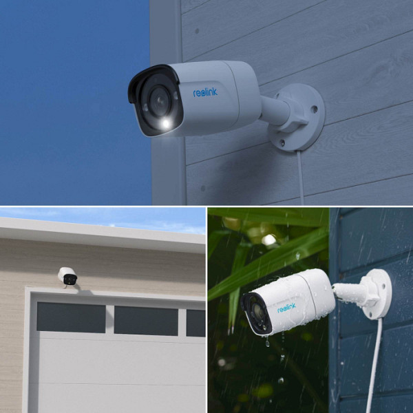 Reolink Ip Kamera serija P340 4K, Zunanja, 12MP, Barvni nočni vid, Bullet POE