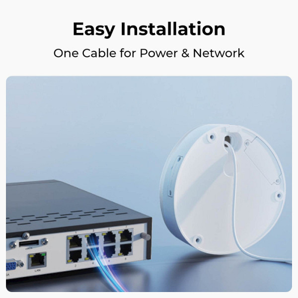 Reolink Ip Kamera serija P344 4K, 12MP, Barvni nočni vid, Dome POE, Ai podpora