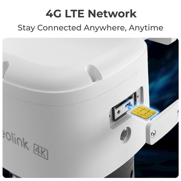 Reolink IP Kamera Trackmix Serija G770 4K, 8MP, 4G LTE, Samodejno sledenje, Baterijska, Maskirna