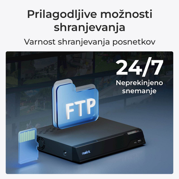 Reolink IP Kamera  W320 Wi-fi, 5MP, Zunanja, Nočni vid, Bela